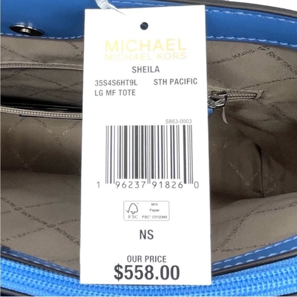 Michael Kors Bag Large Sheila Mf Tote Bag
South Pacific Blue - Picture 13 of 13